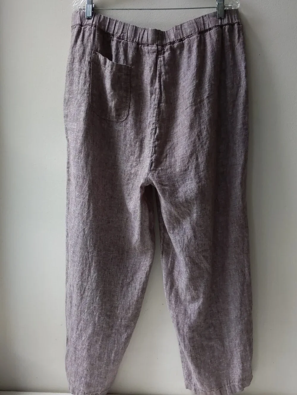 Quince 100% Linen Pants Taupe Brown Women's XL
